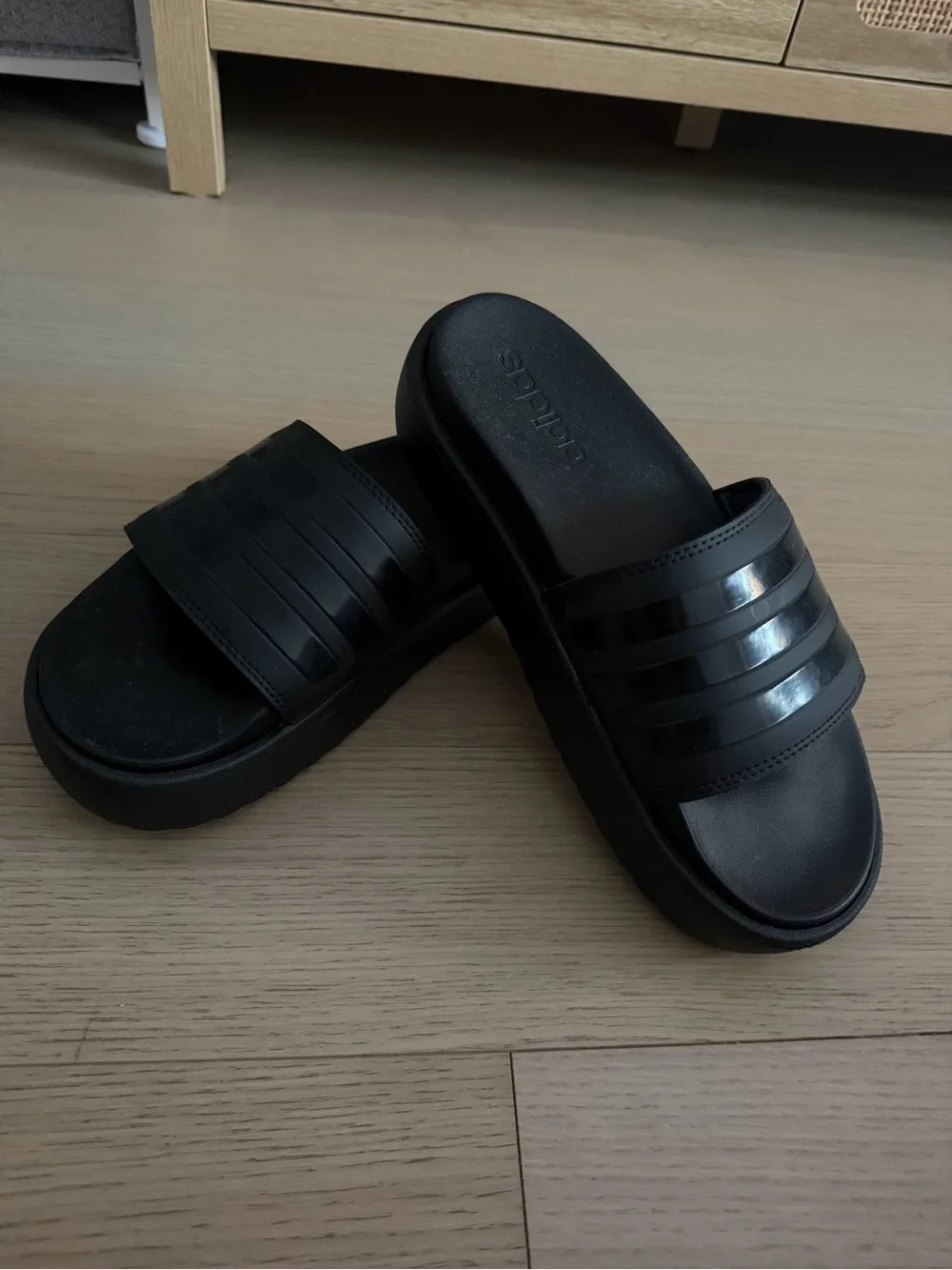 adidas Women's Adilette Platform Slide Sandals
